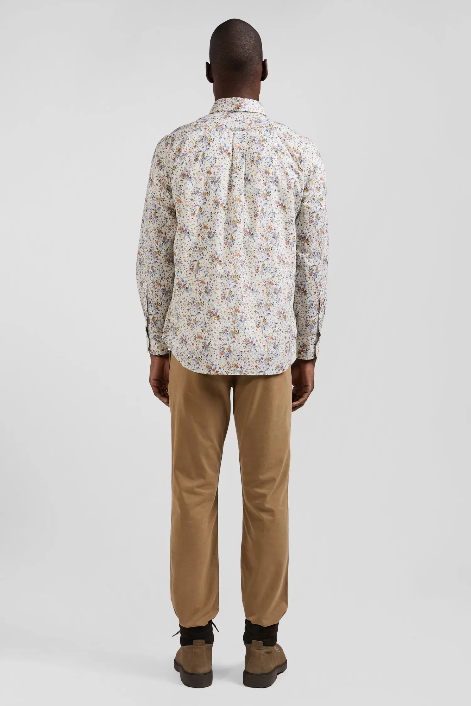 Eden Park Chemise en popeline de coton imprimé floral coupe Regular< Shirts