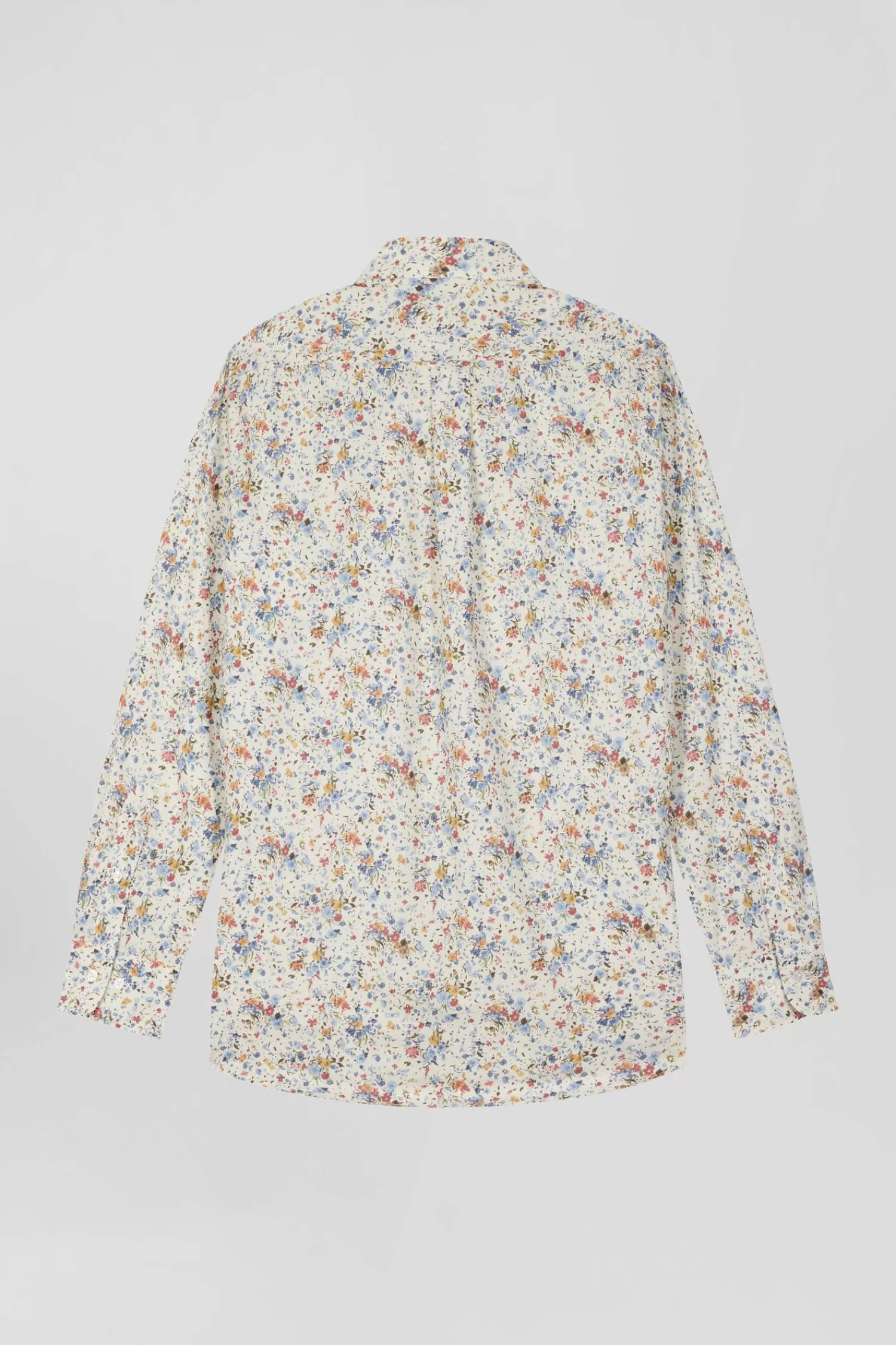 Eden Park Chemise en popeline de coton imprimé floral coupe Regular< Shirts