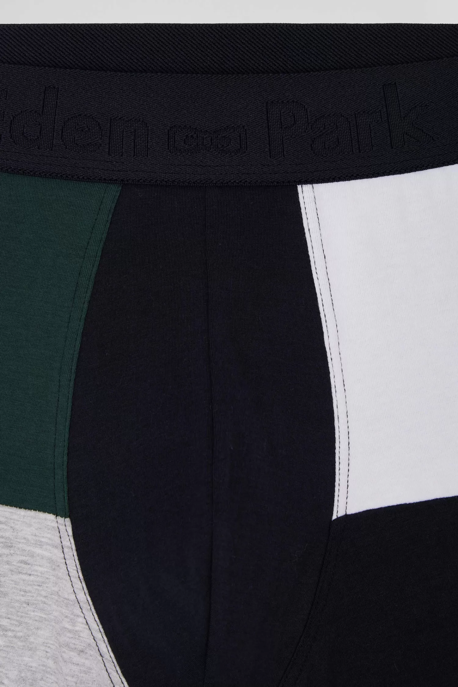 Eden Park Green colorblock stretch cotton boxers< Underwear
