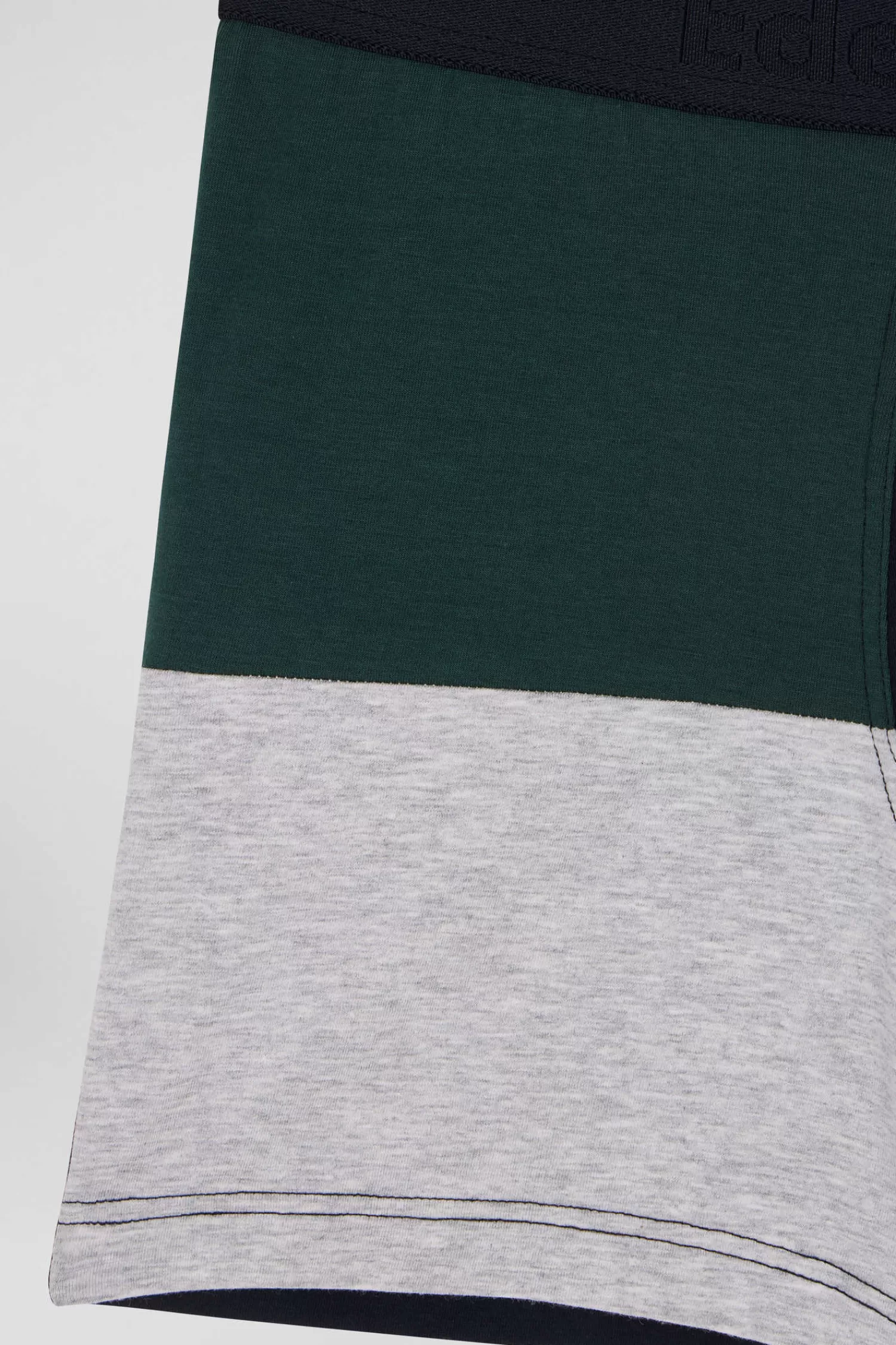 Eden Park Green colorblock stretch cotton boxers< Underwear