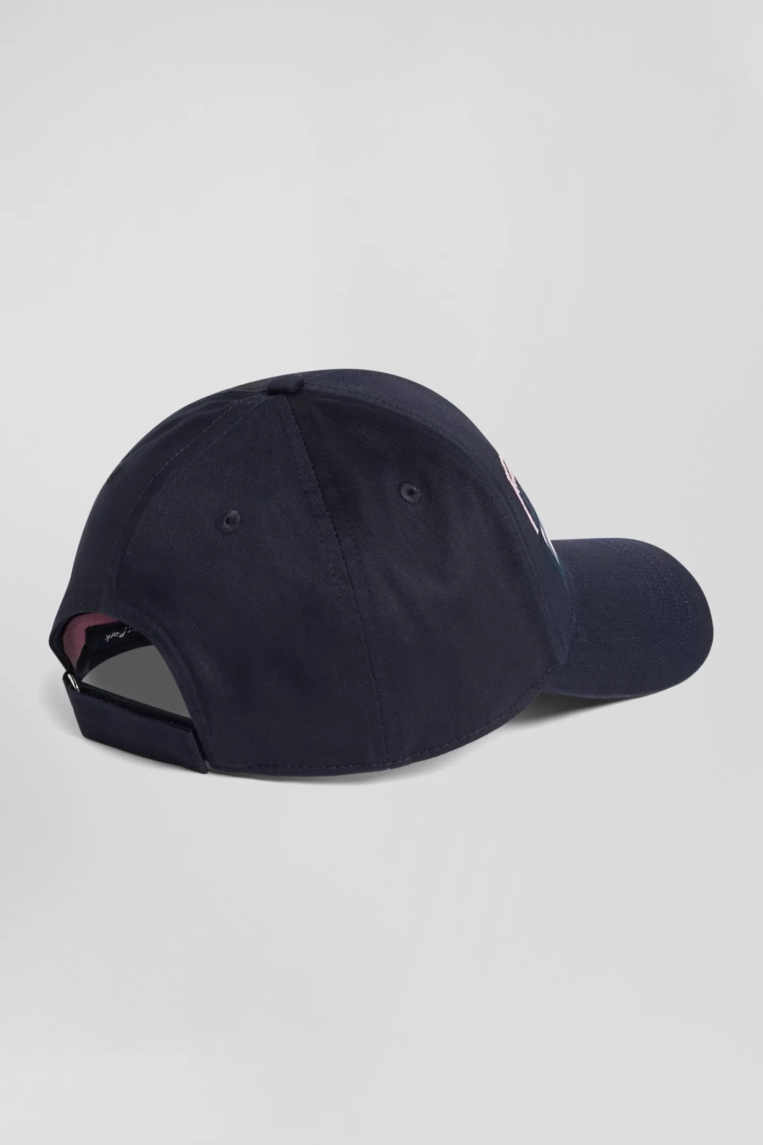 Eden Park Navy blue cotton cap with bow tie embroidery and tie fabric patchwork< Caps