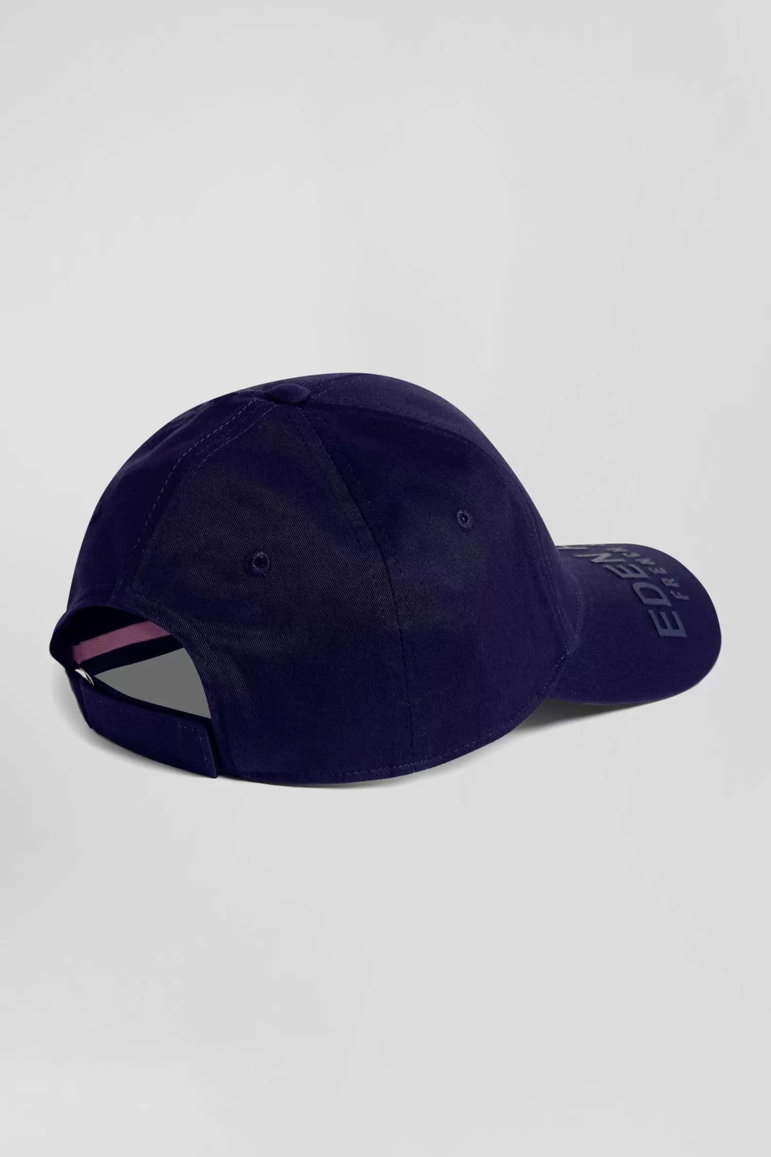 Eden Park Navy blue cotton cap with branded visor< Caps