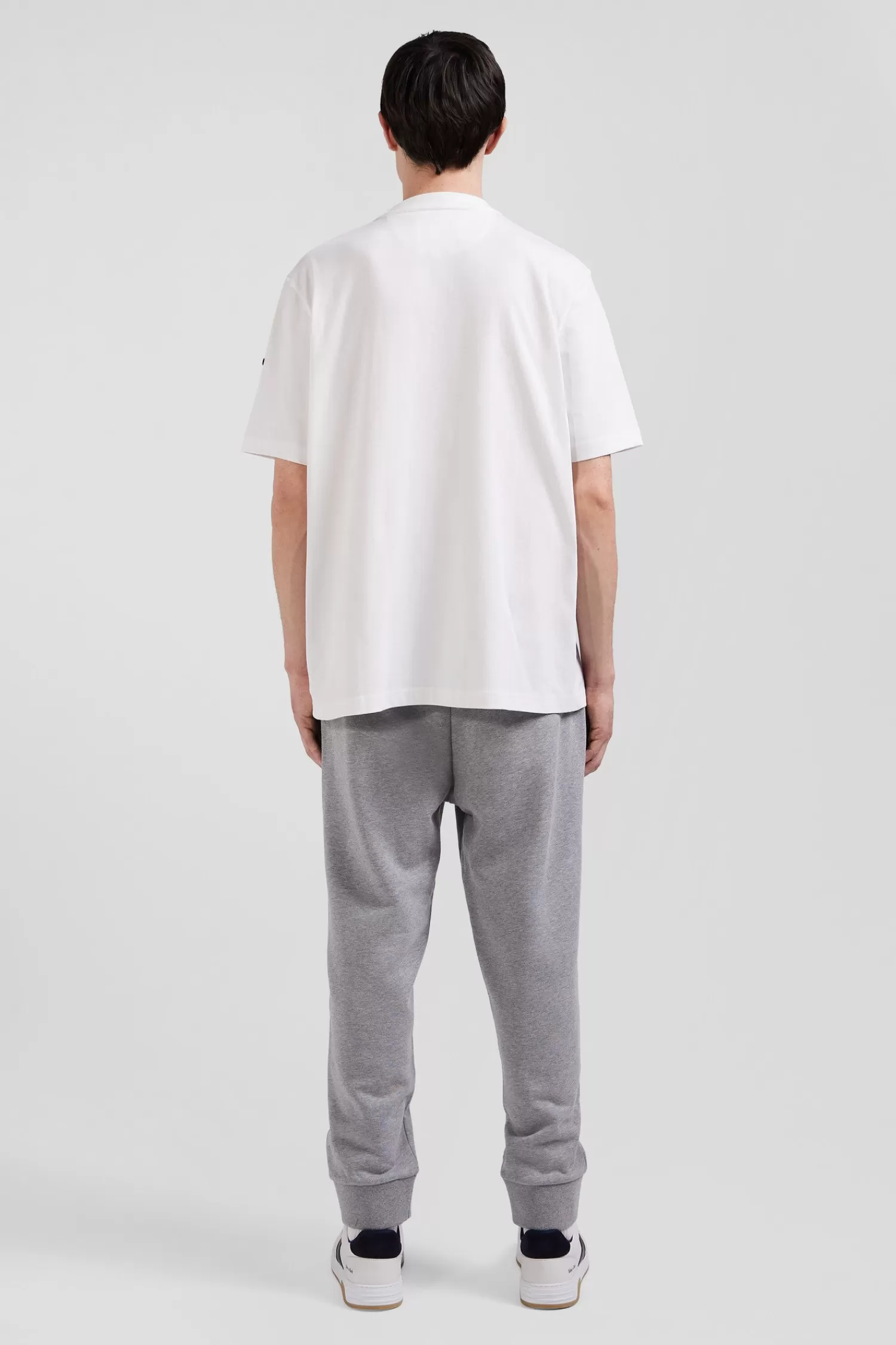 Eden Park Oversize ecru French Flair cotton short-sleeved T-shirt< T-shirts