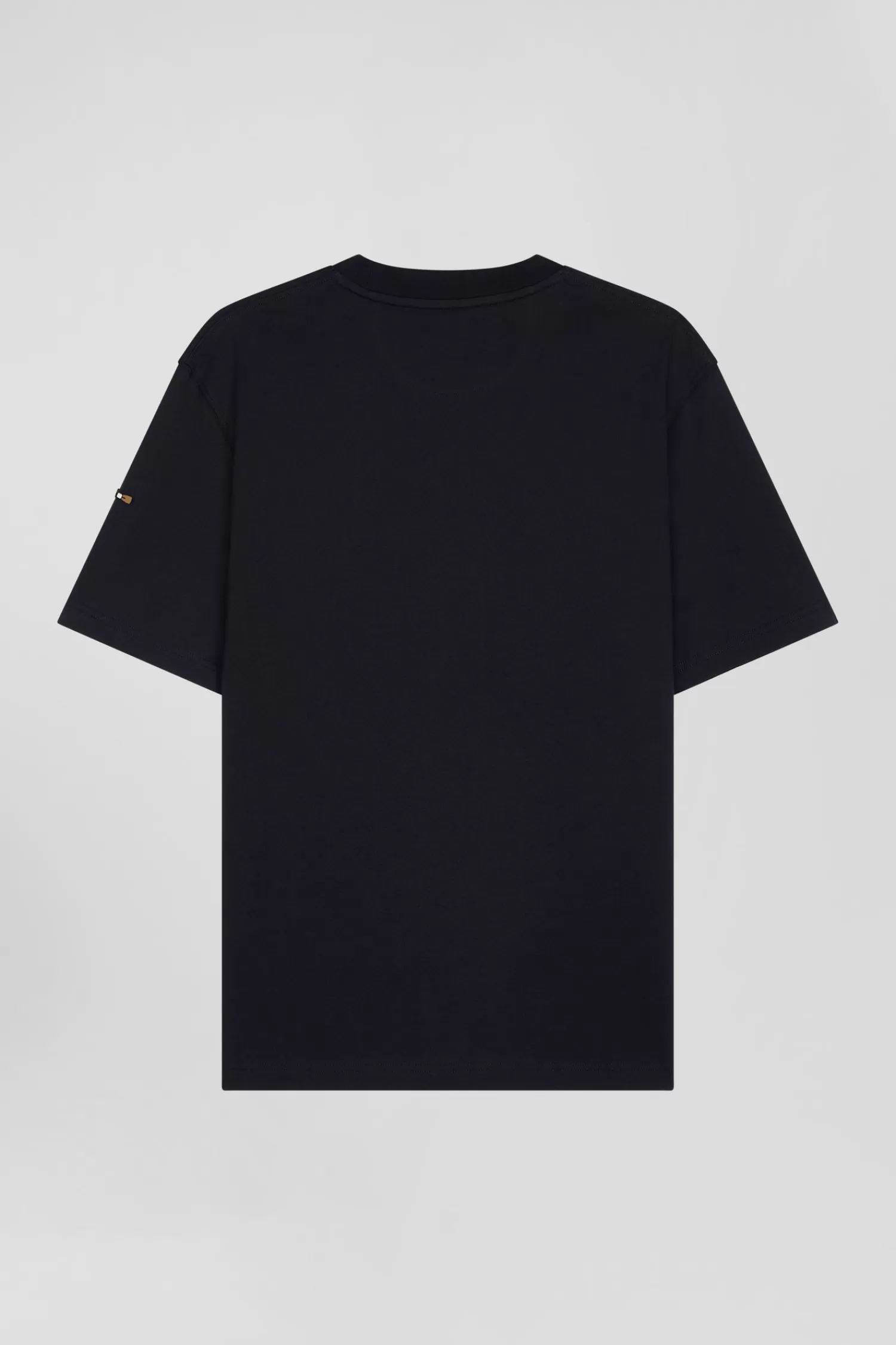 Eden Park Oversize navy short-sleeved cotton T-shirt with Rugby print< T-shirts