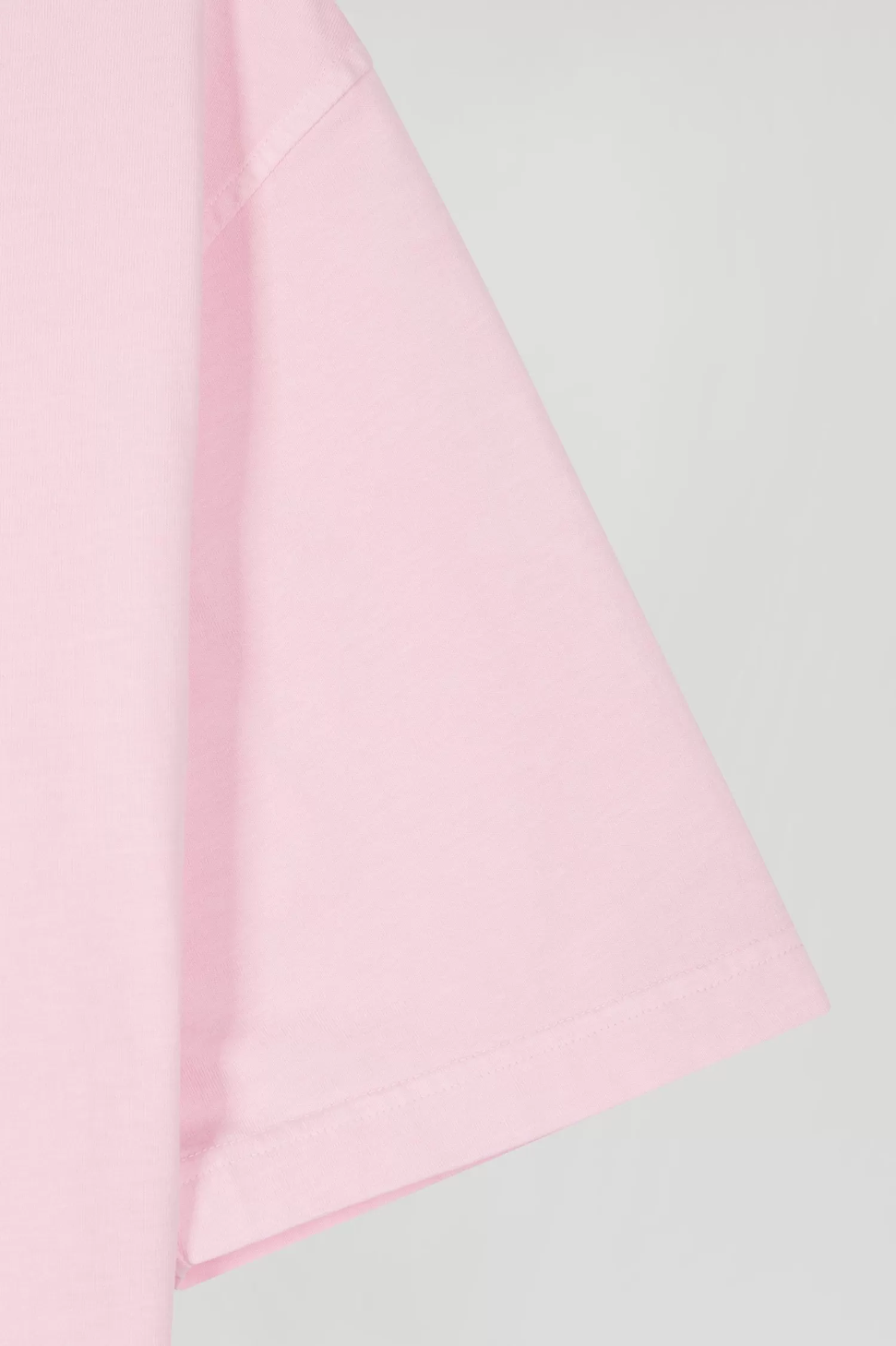 Eden Park Oversize pink unisex short-sleeved T-shirt in overdyed cotton<Women T-shirts | T-shirts