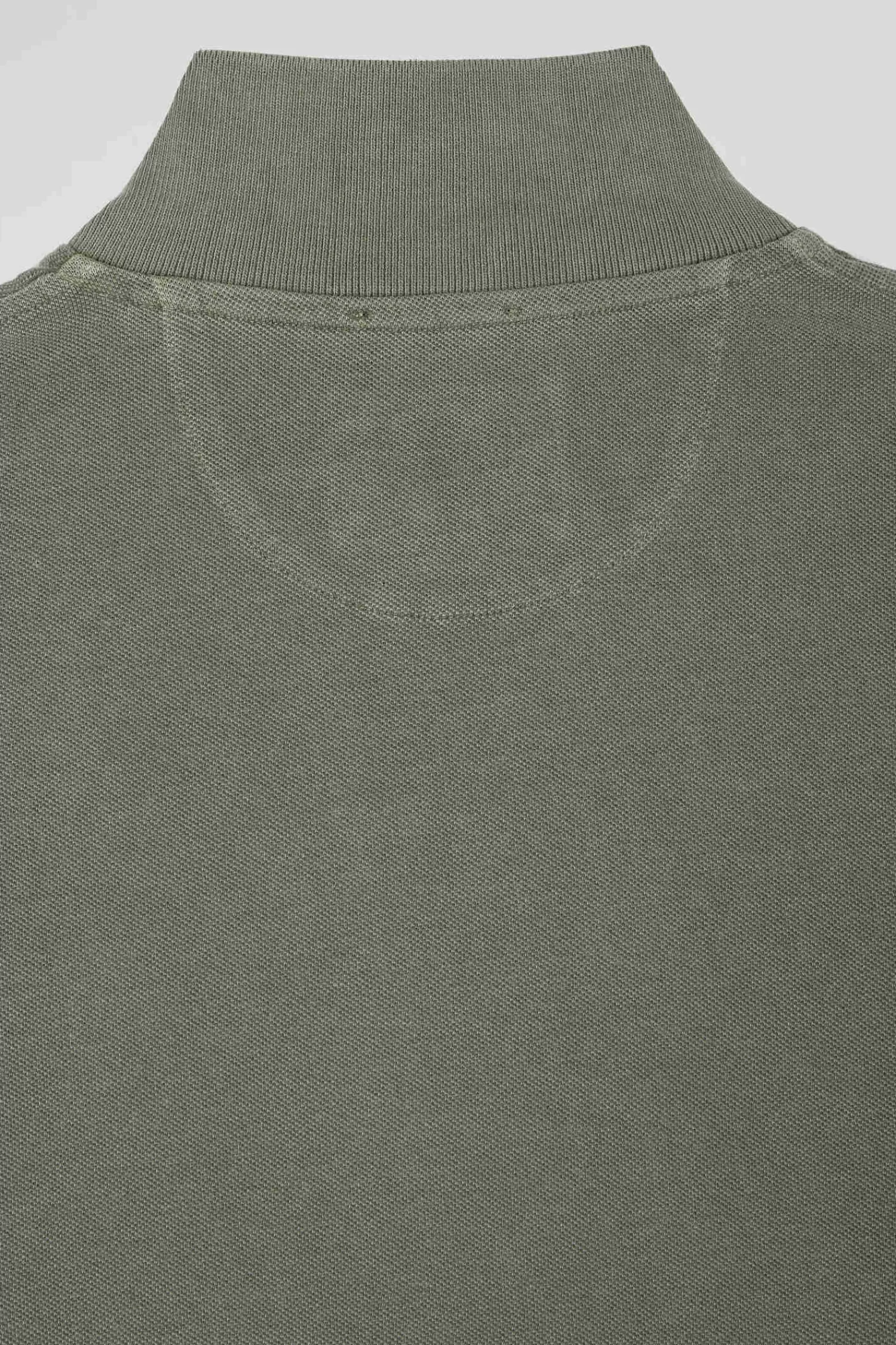 Eden Park Oversized khaki unisex short-sleeved cotton piqué polo shirt<Women Polos | Polos