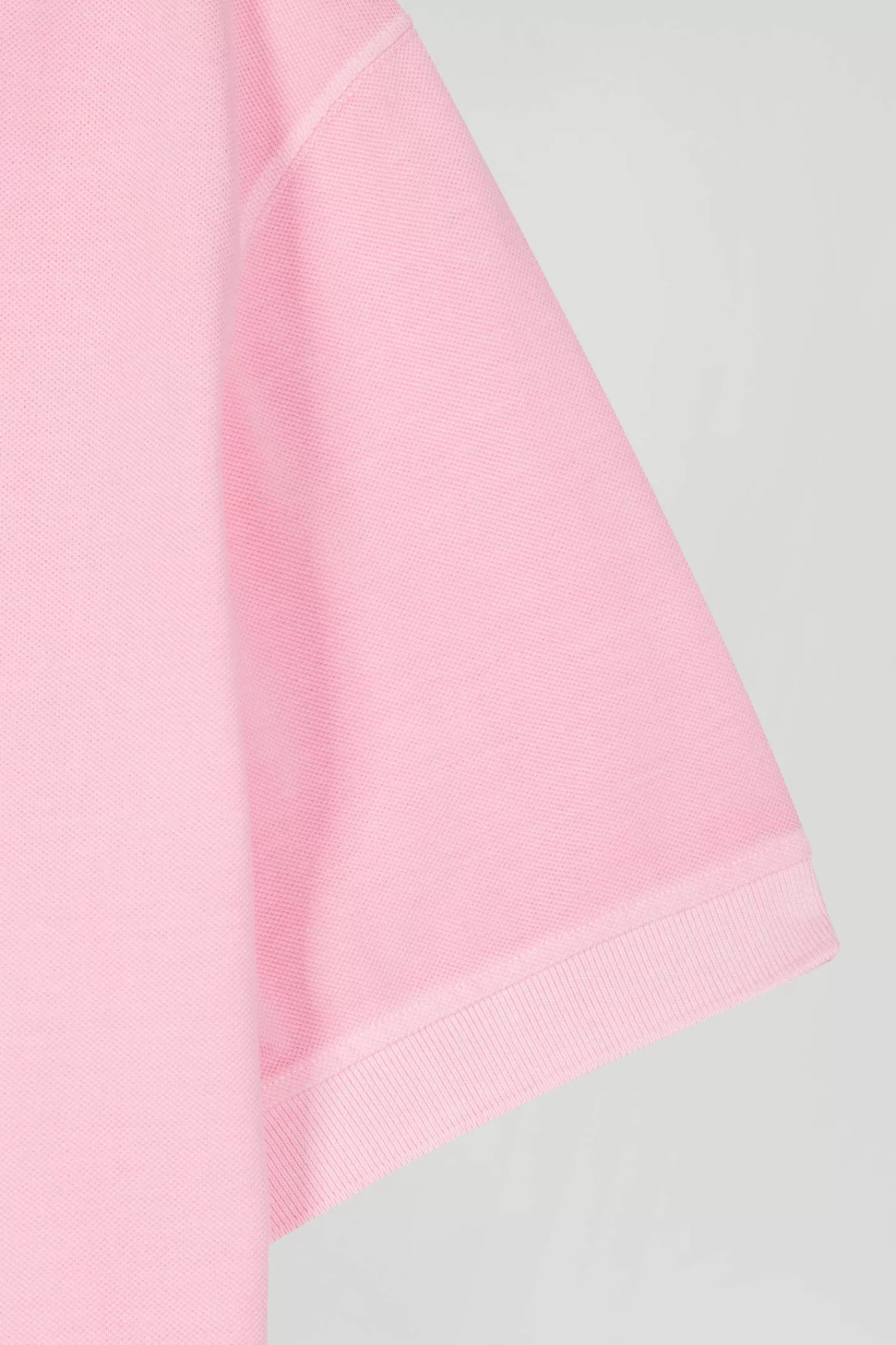 Eden Park Oversized pink unisex short-sleeved cotton piqué polo shirt<Women Polos | Polos