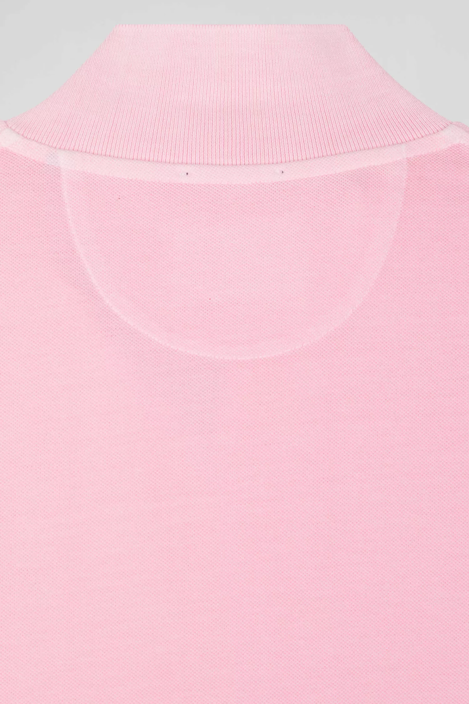 Eden Park Oversized pink unisex short-sleeved cotton piqué polo shirt<Women Polos | Polos