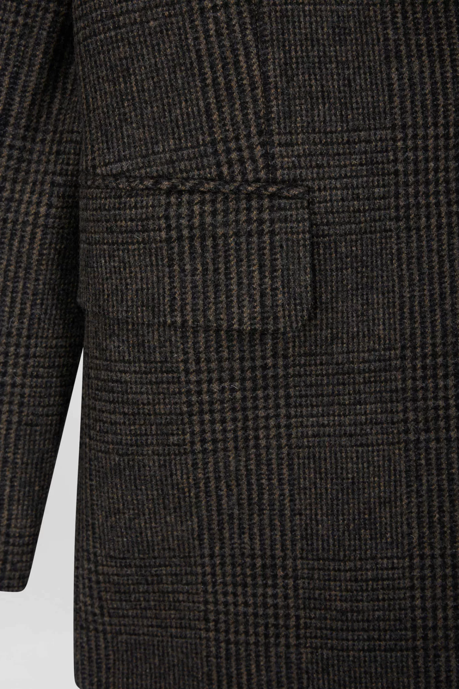 Eden Park Prince of Wales wool blend blazer Oversized fit<Women Coats And Jackets