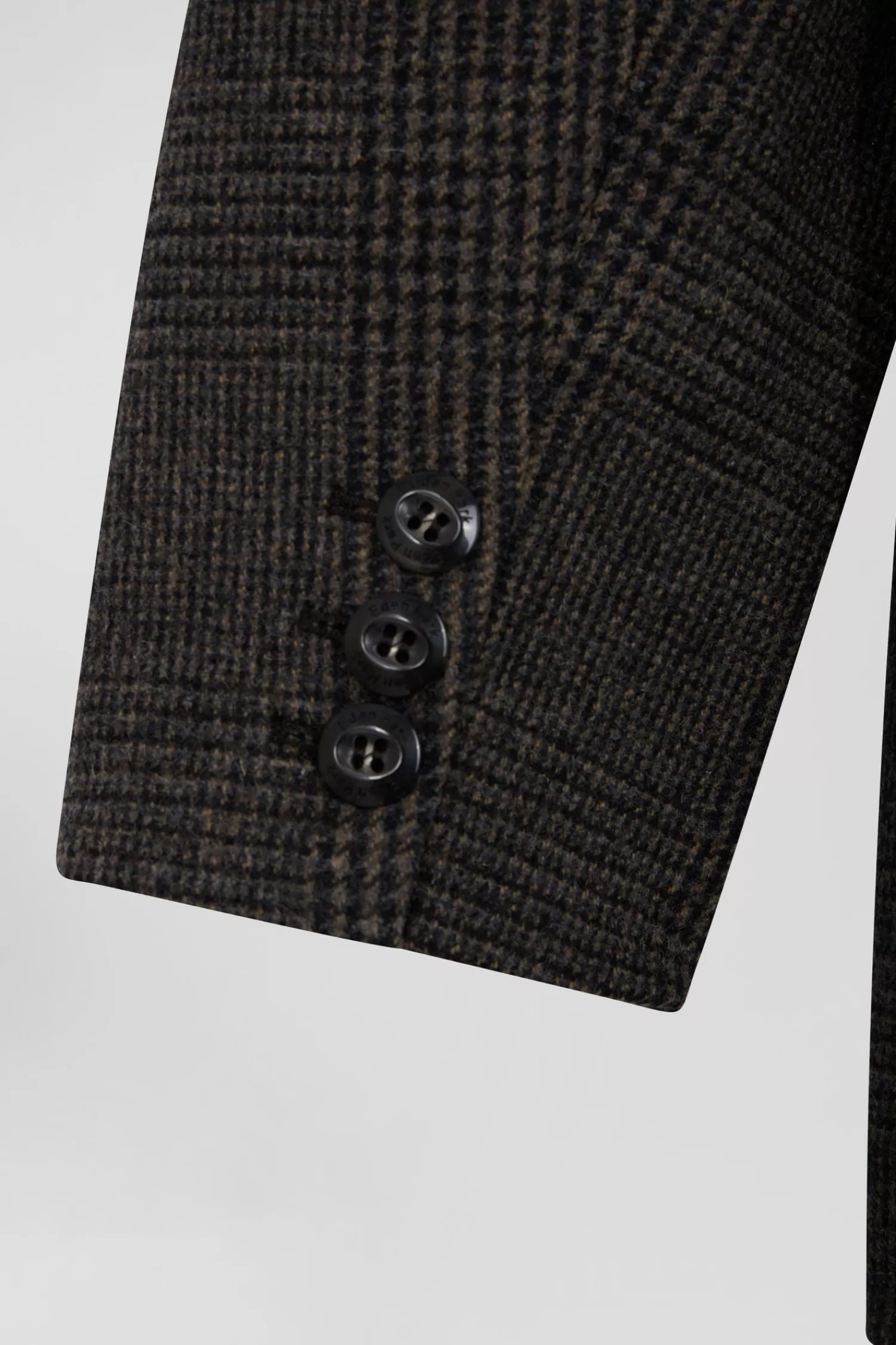Eden Park Prince of Wales wool blend blazer Oversized fit<Women Coats And Jackets
