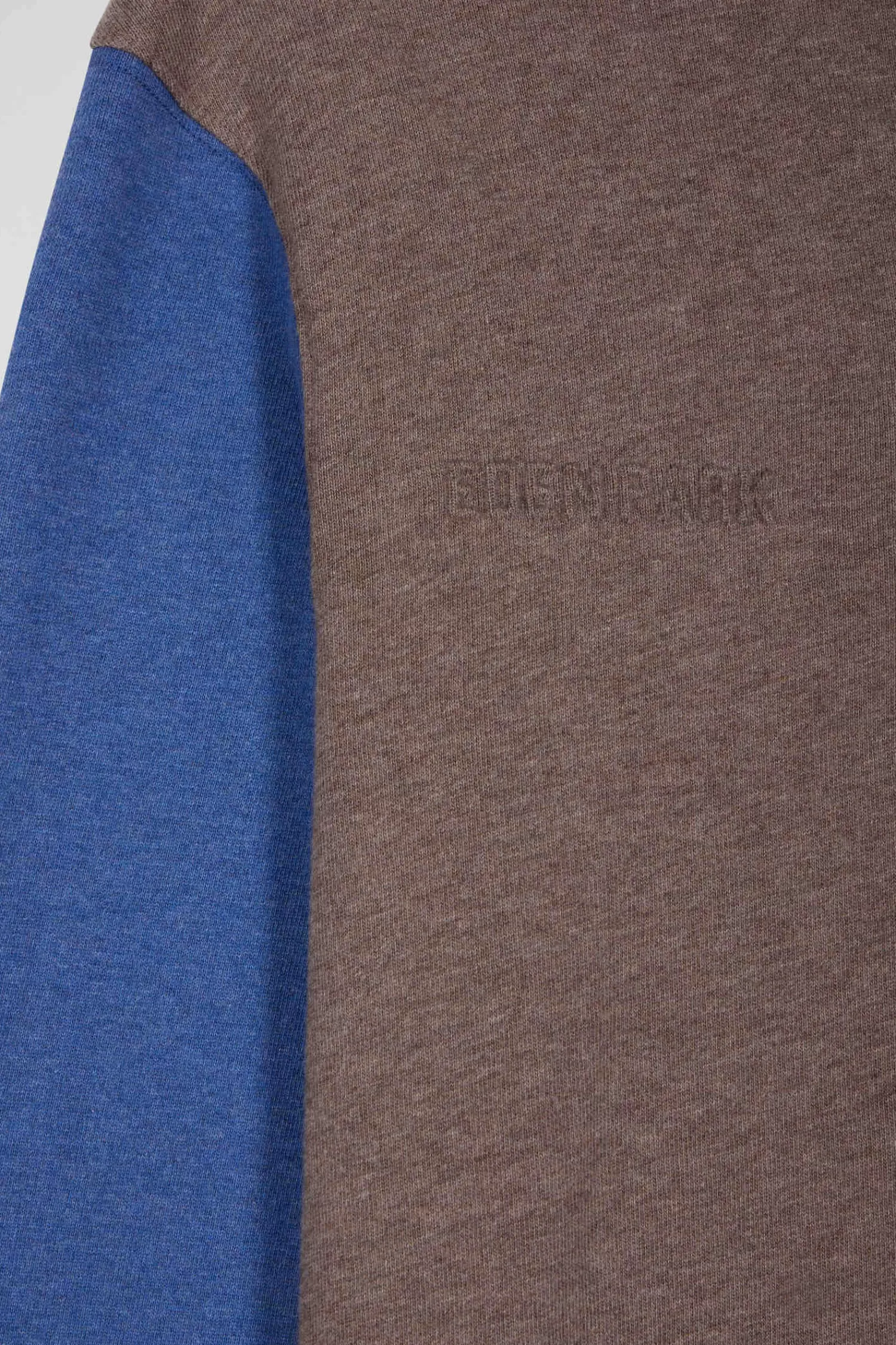 Eden Park Regular navy colorblock long-sleeved cotton rugby shirt< Rugby Shirts