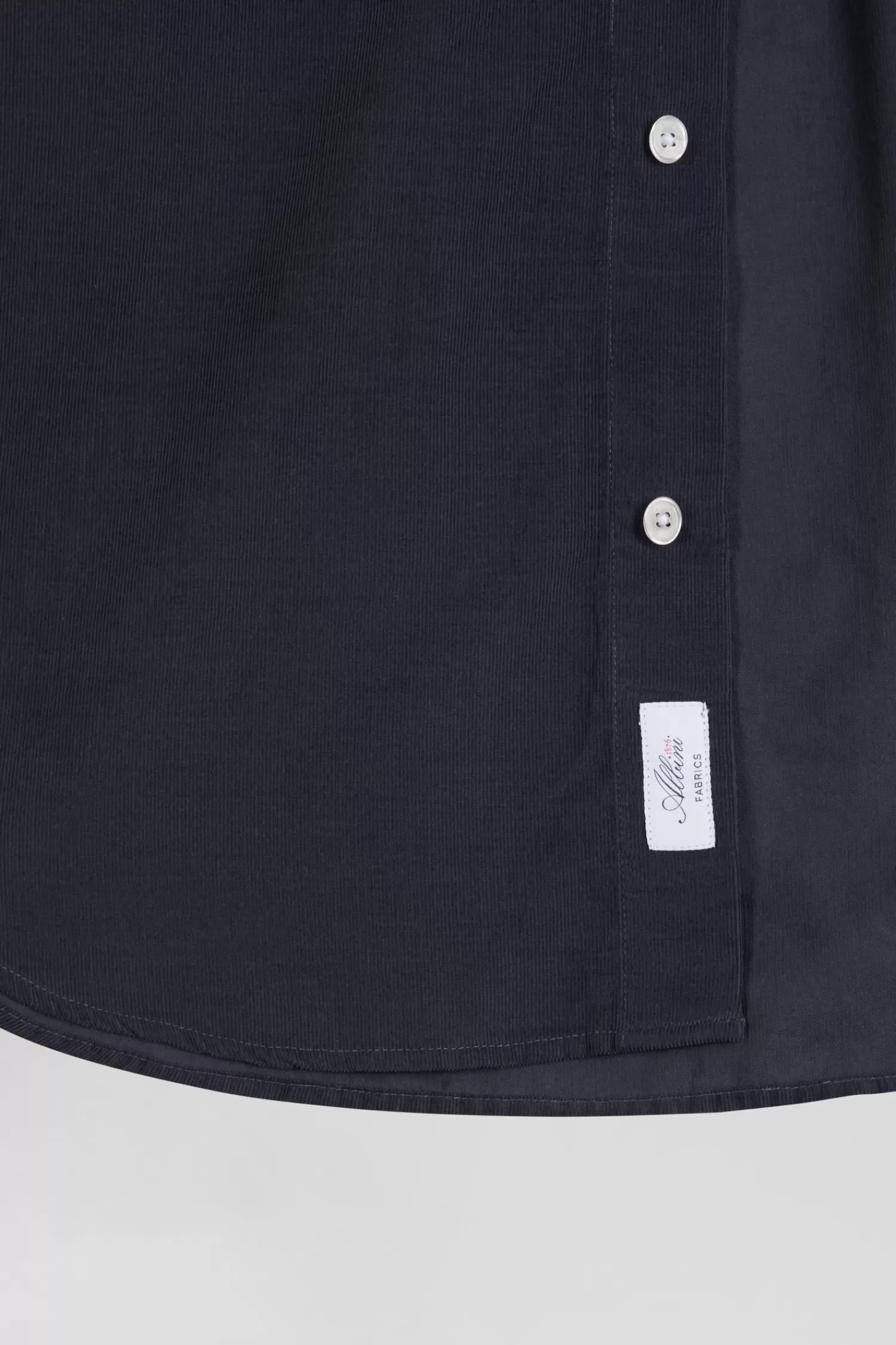 Eden Park Regular plain anthracite grey cotton shirt with button-down collar and chest pocket< Shirts