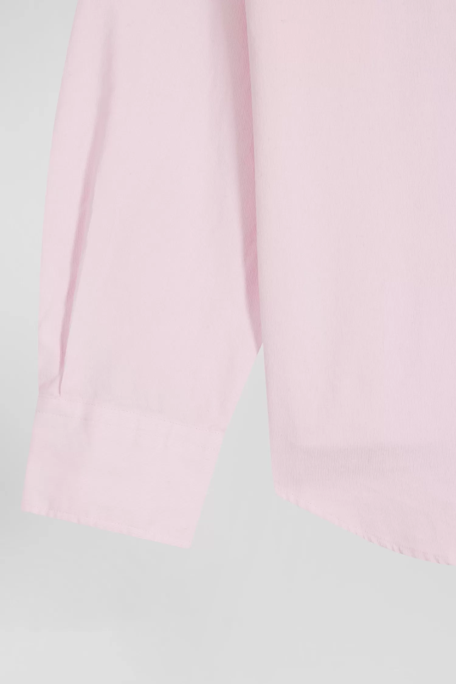 Eden Park Regular plain pink cotton shirt with button-down collar and chest pocket< Shirts