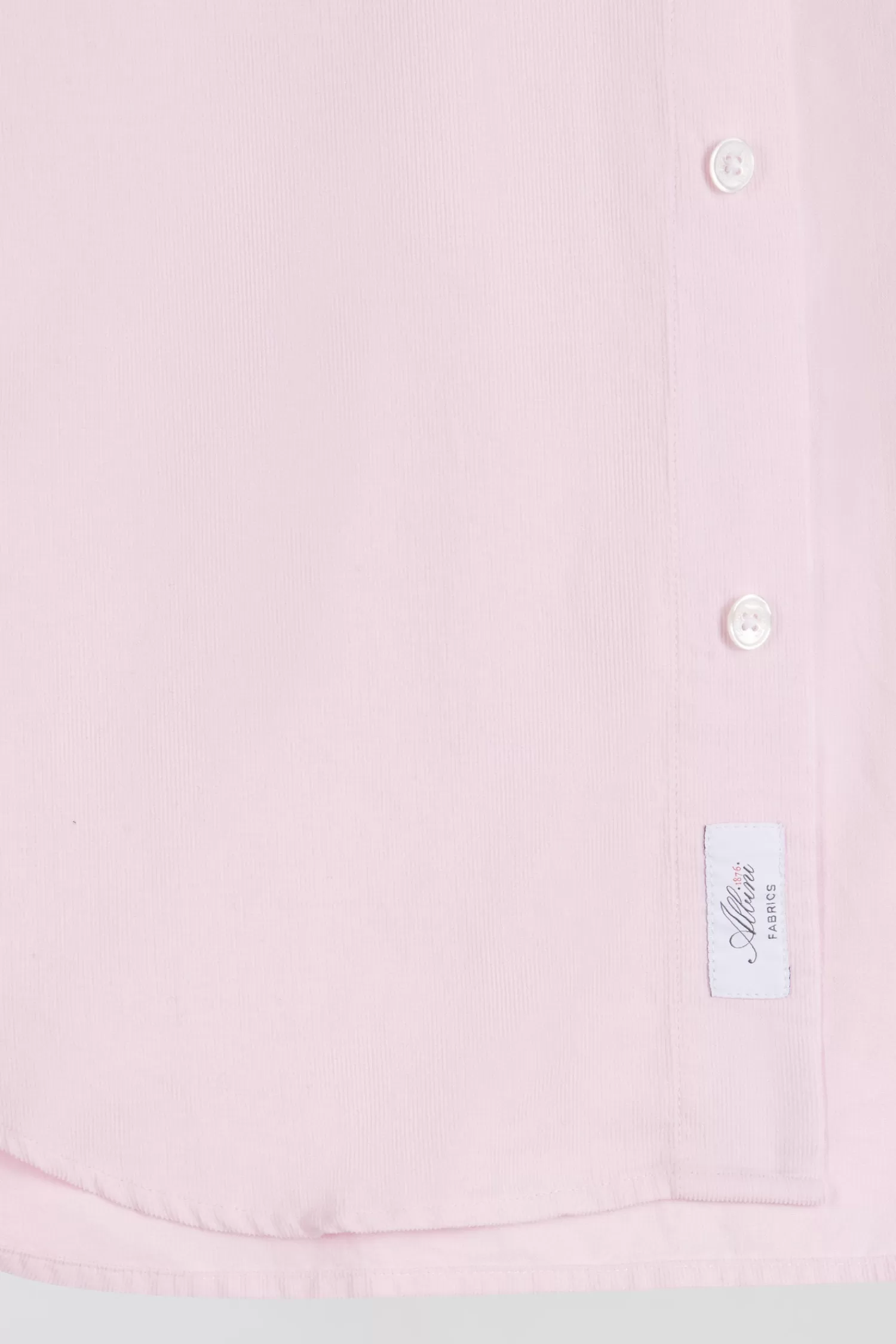 Eden Park Regular plain pink cotton shirt with button-down collar and chest pocket< Shirts