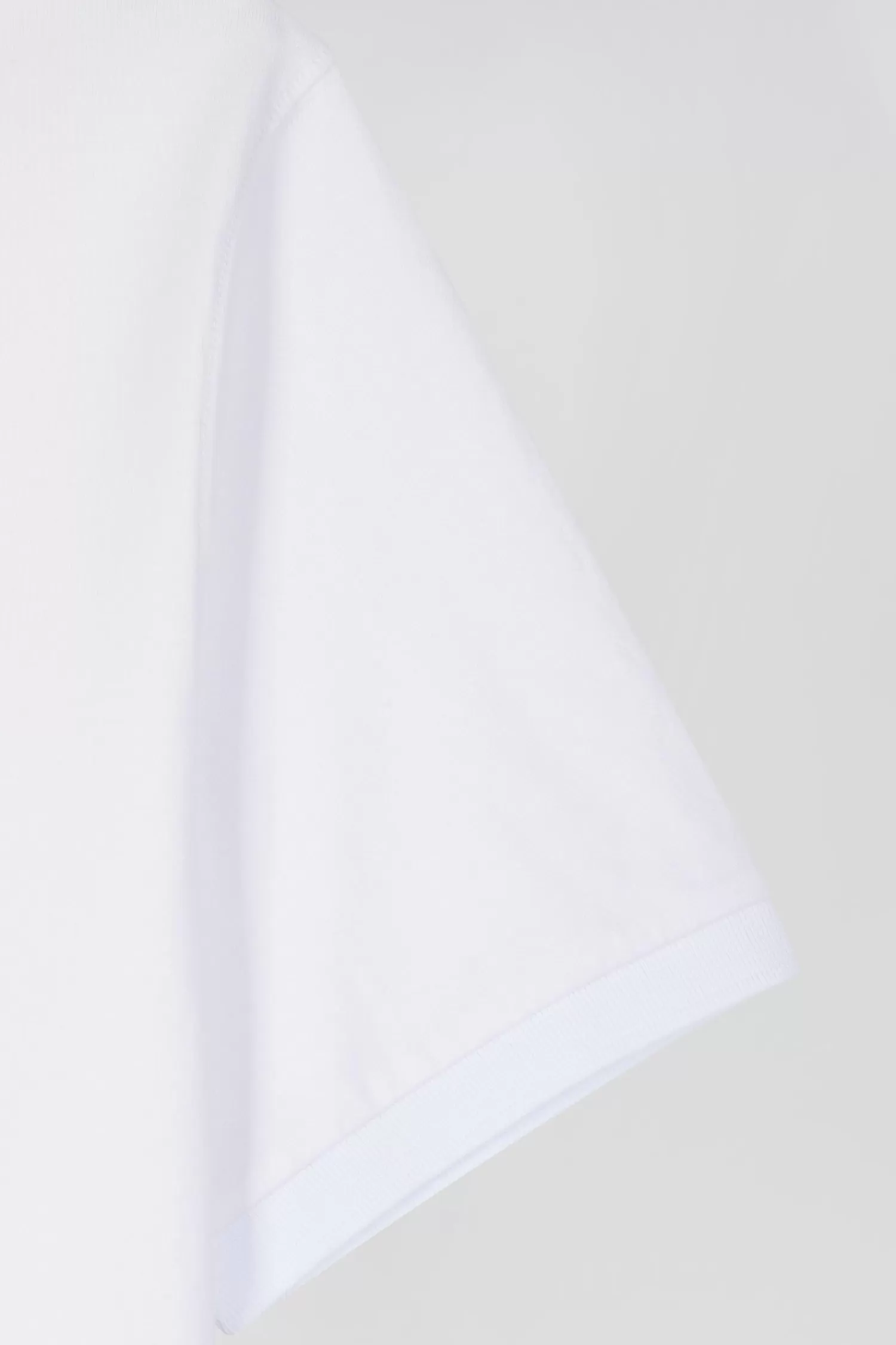 Eden Park Regular white short-sleeved cotton T-shirt with back emblem embroidery< T-shirts