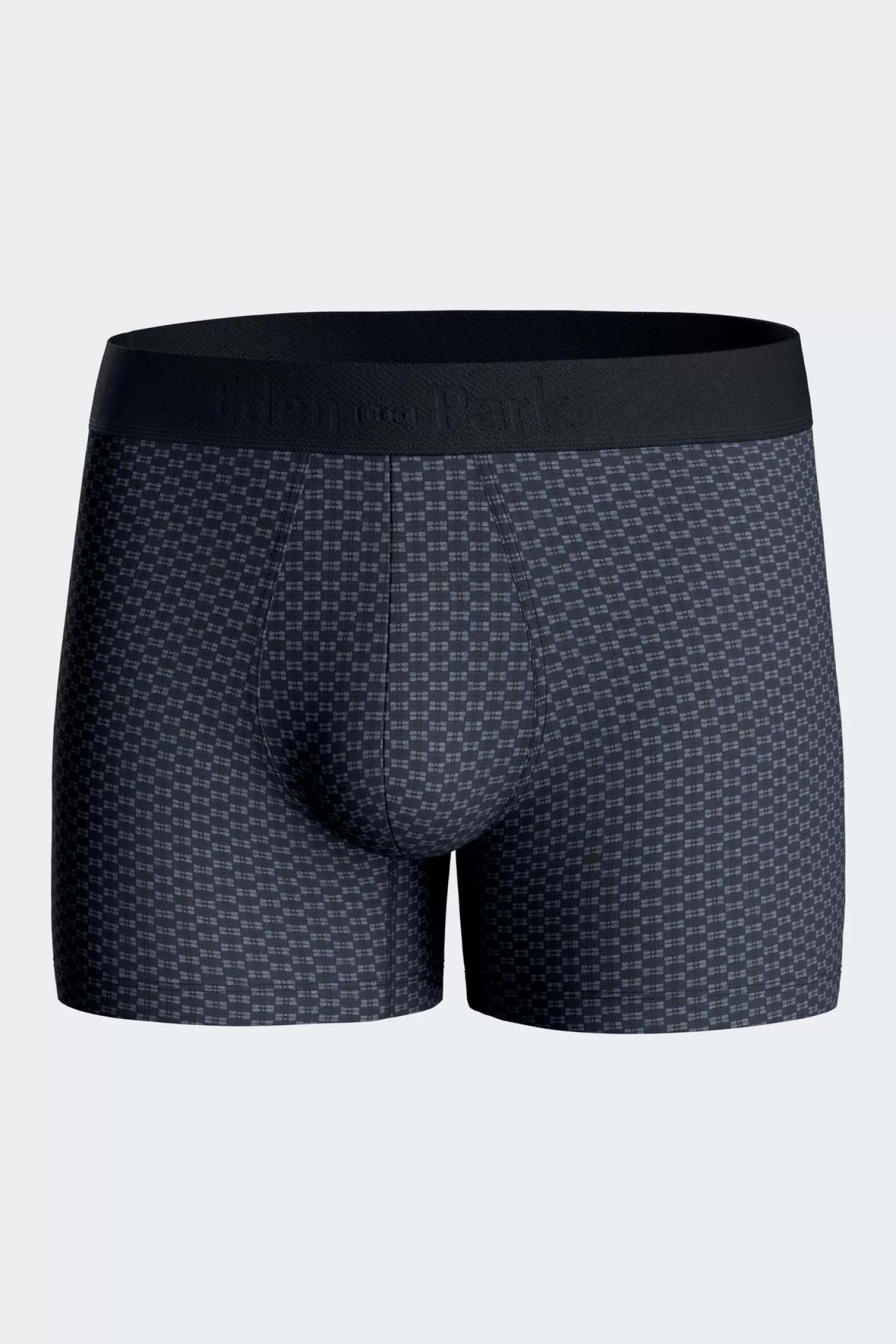 Eden Park Set of 2 dark blue stretch cotton boxers with graphic micro patterns< Underwear