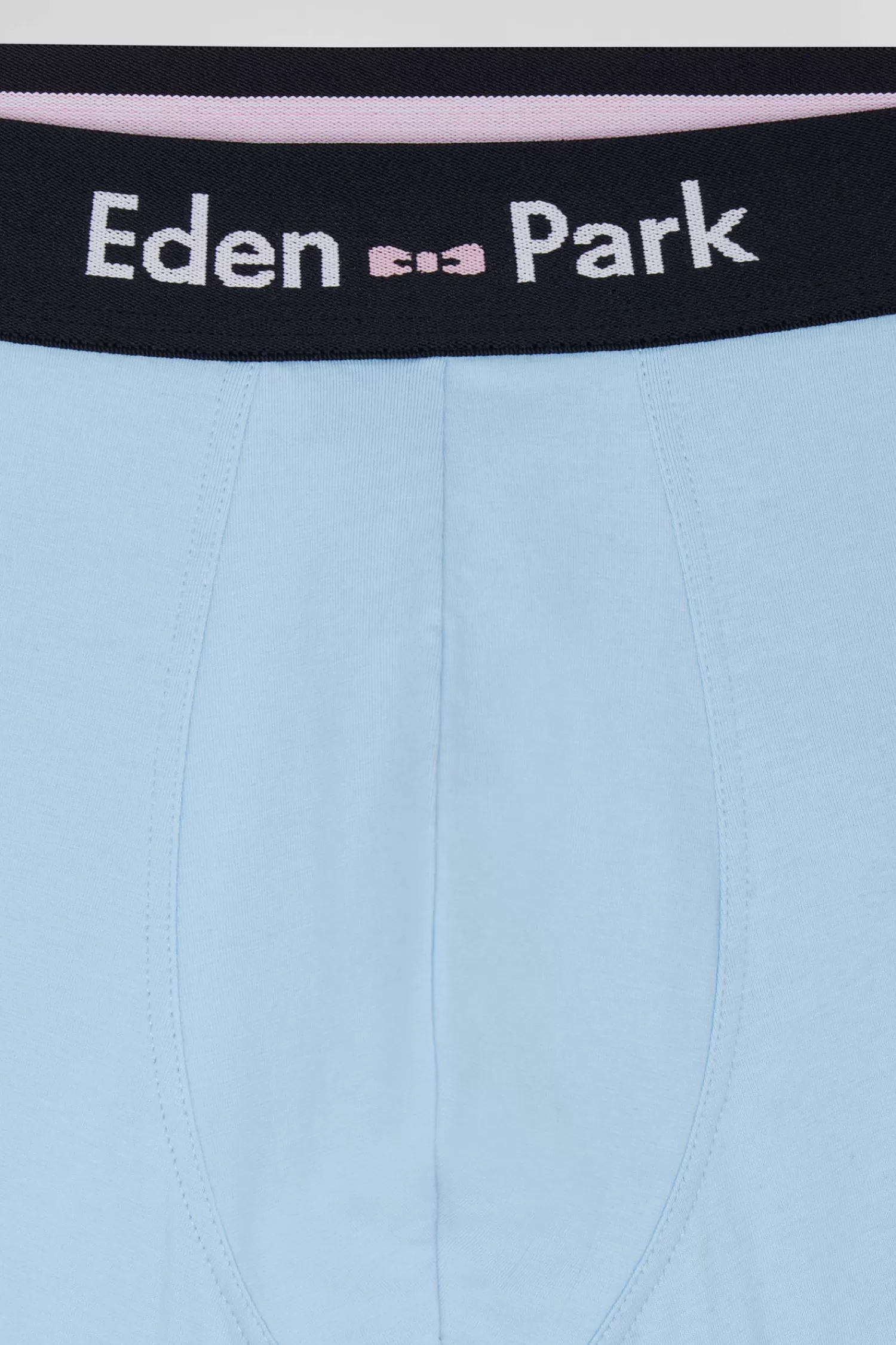 Eden Park Set of 2 navy blue and sky blue stretch cotton boxers< Underwear