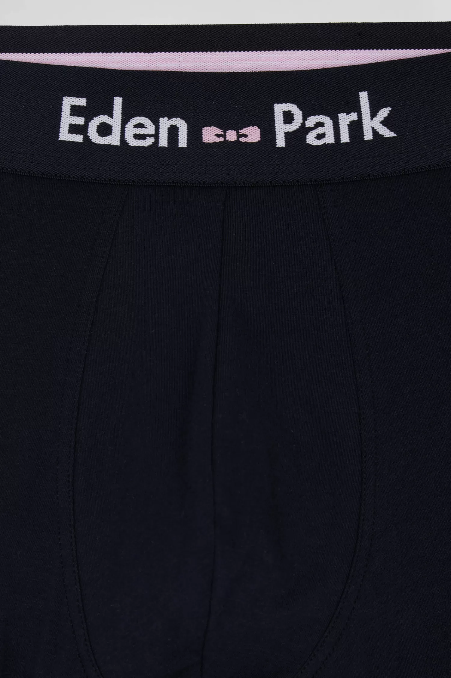 Eden Park Set of 2 navy blue stretch cotton boxers with blue stripes< Underwear