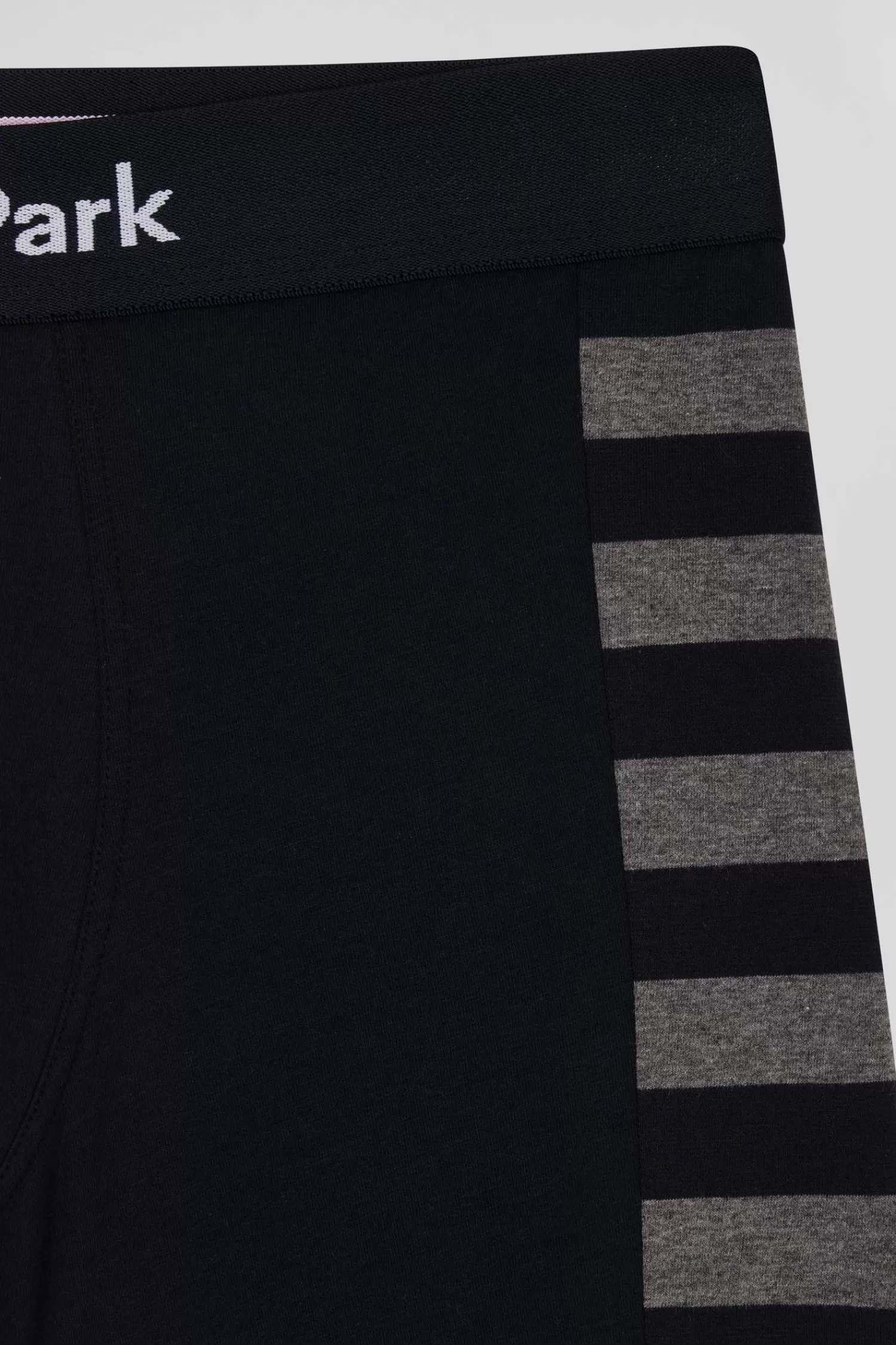 Eden Park Set of 2 navy blue stretch cotton boxers with grey stripes< Underwear