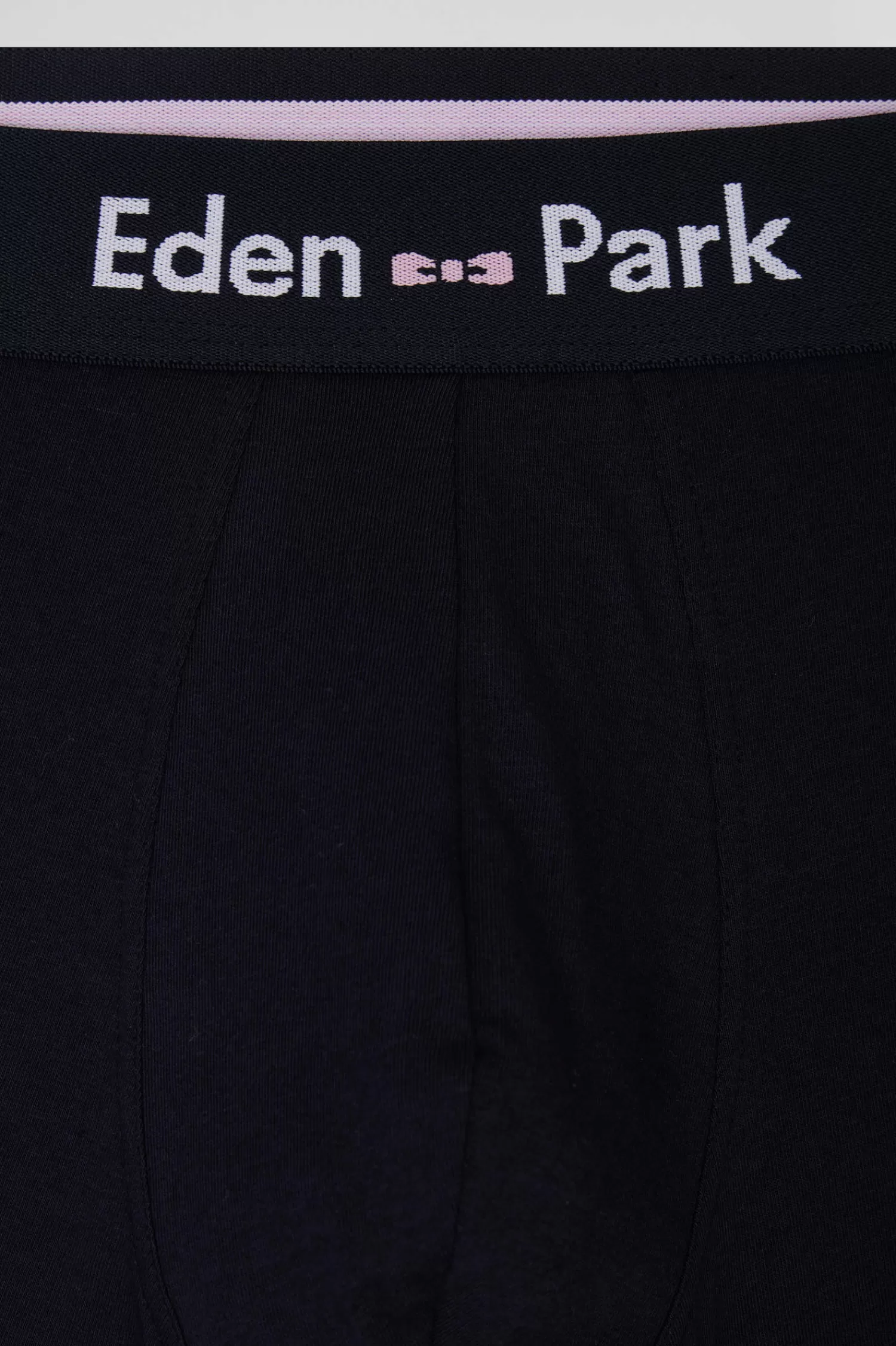 Eden Park Set of 2 navy blue stretch cotton boxers with pink stripes< Underwear