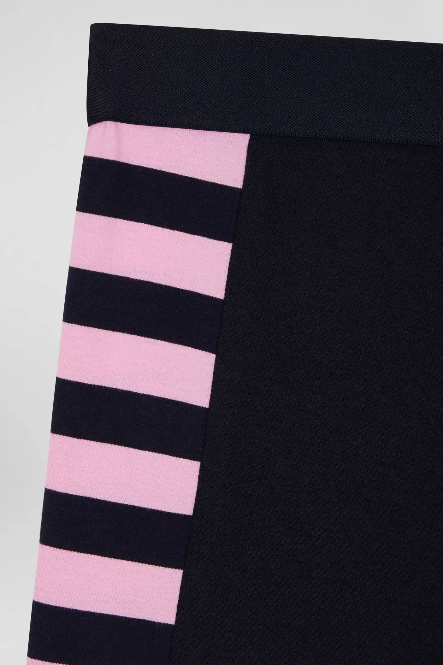 Eden Park Set of 2 navy blue stretch cotton boxers with pink stripes< Underwear