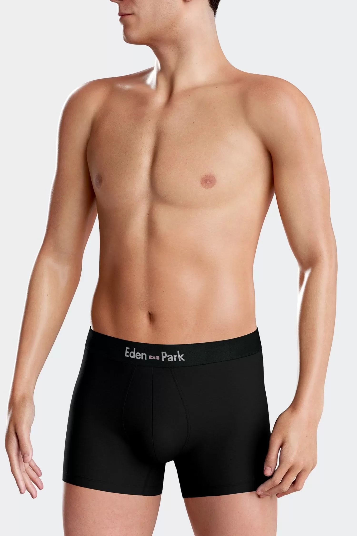 Eden Park Set of 2 pink stretch cotton boxers with graphic micro patterns< Underwear