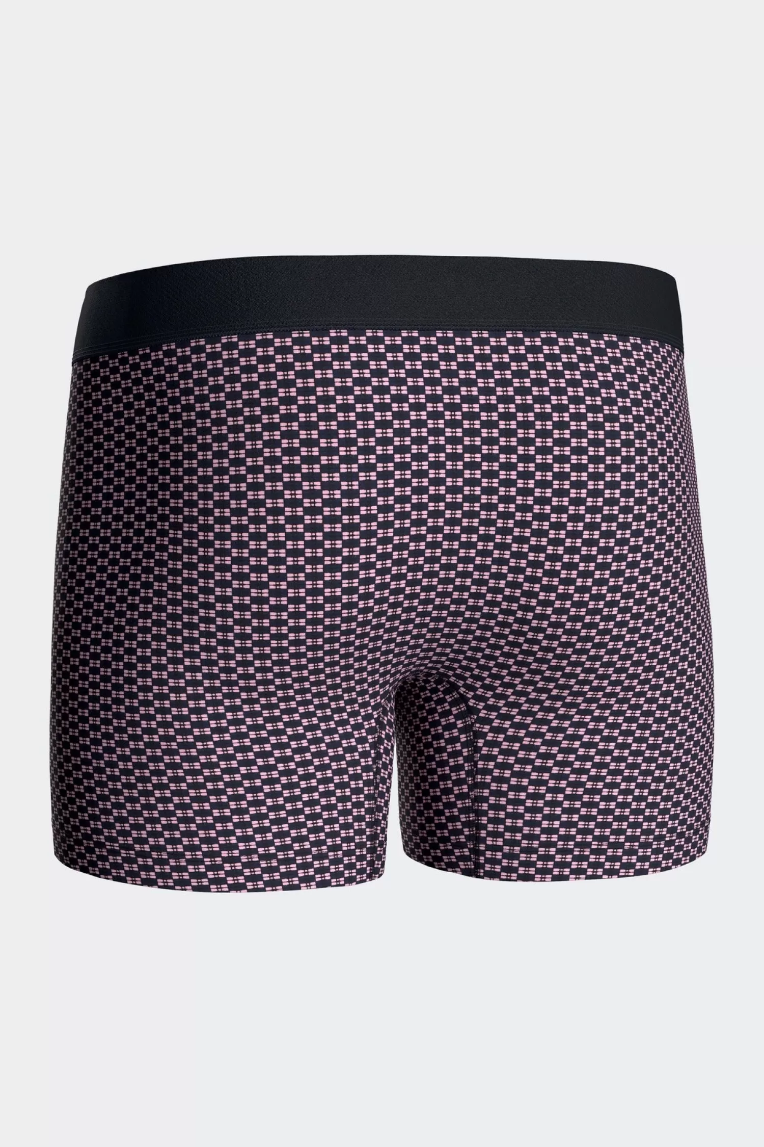 Eden Park Set of 2 pink stretch cotton boxers with graphic micro patterns< Underwear
