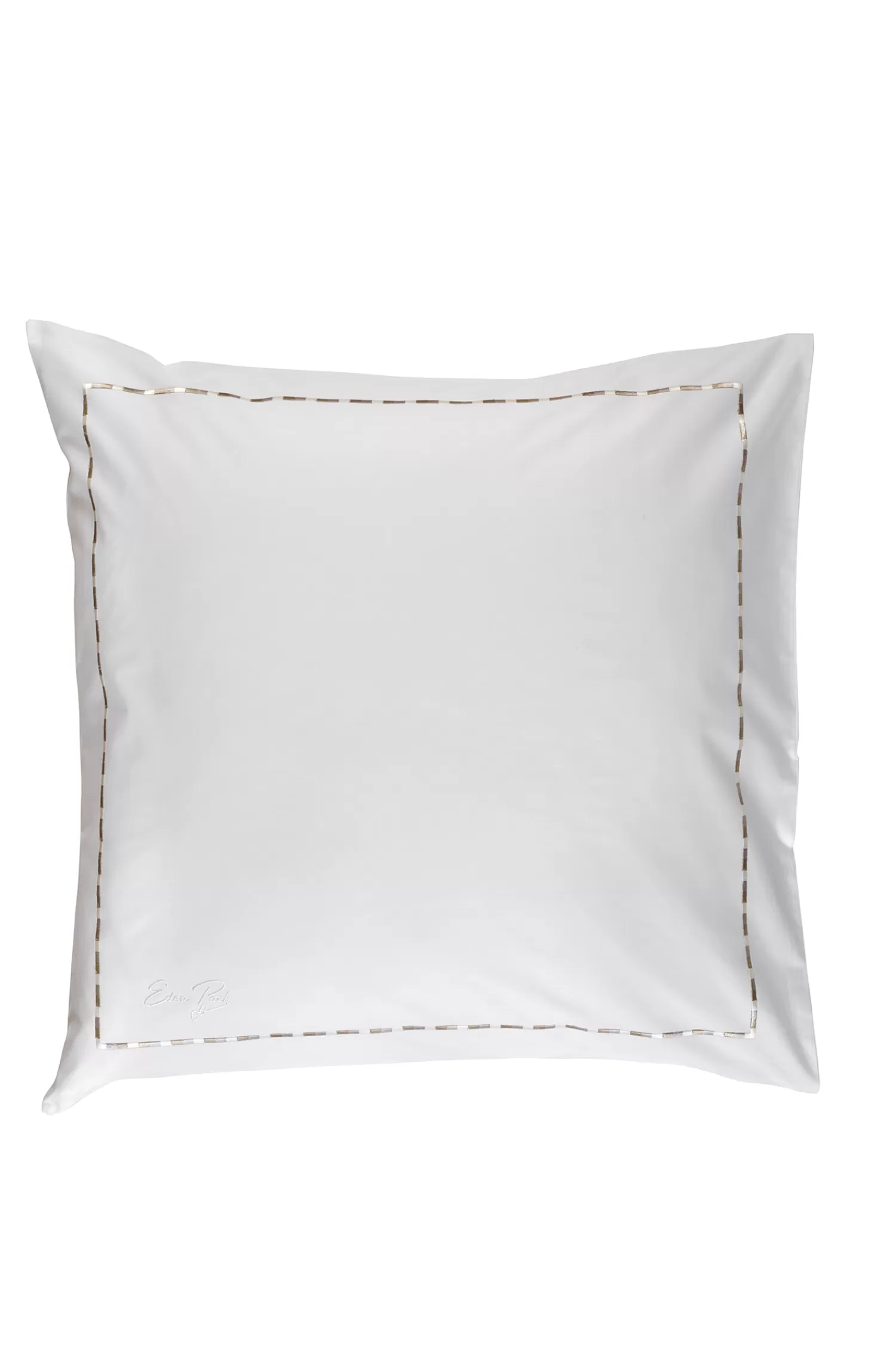 Eden Park 2 taies d'oreiller carrés blanc et beige - Décrochons la lune< Pillowcases