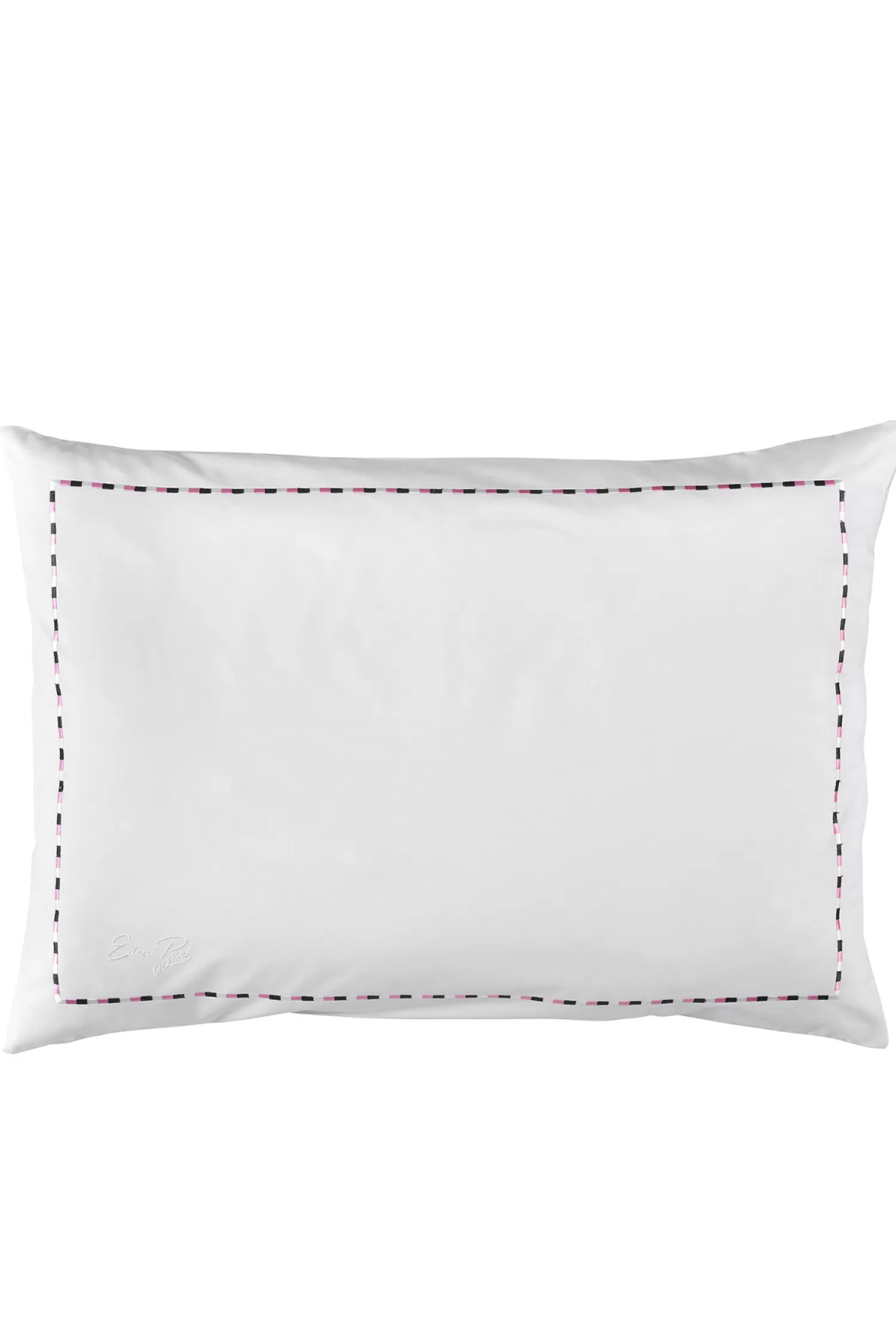 Eden Park 2 taies d'oreiller rectangulaires blanc,marine et rose - Décrochons la lune< Pillowcases